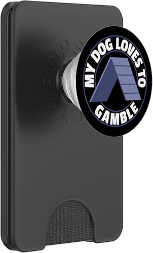 Miniatura 7 de Dog Agility Handler - My Dog Loves To Gamble - Dog Agility PopSockets Standard PopGrip