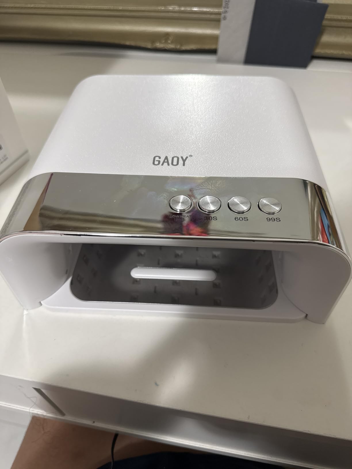 GAOY Professional UV Nail Lamp, Big Cavity Design for Long Nails, 36 LED Fast Curing Light with Infrared Sensor for Salon Gel and Acrylic Polish