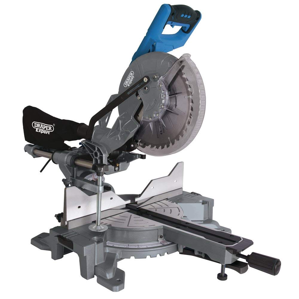Draper Expert 79899 255mm Double Bevel Sliding Compound Mitre Saw ...