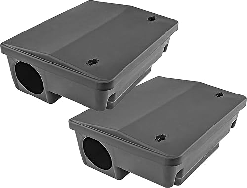 iTrap Itrap-005-s2 Rat Appât Stations Lot de 2, Noir