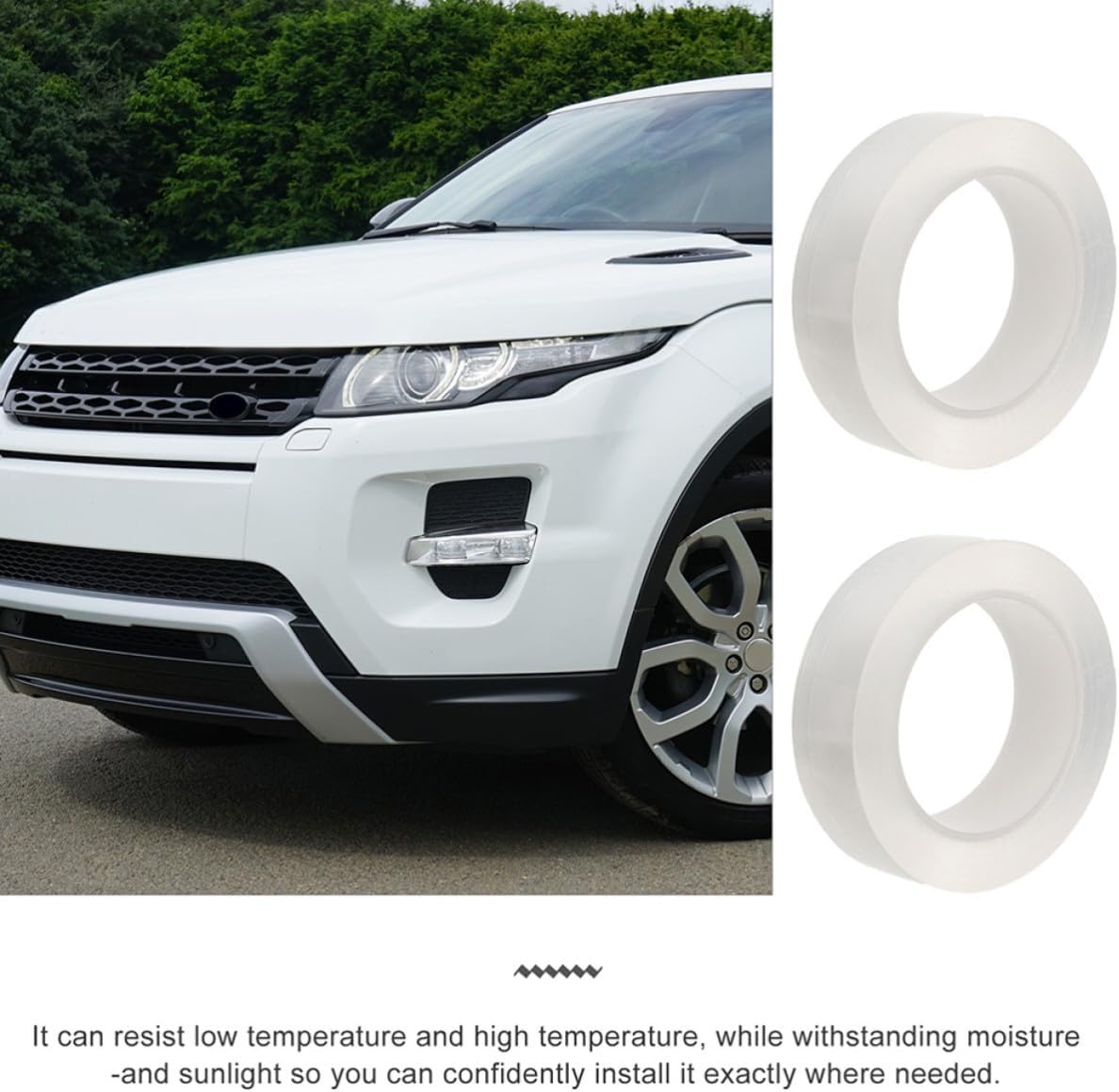 Car Door Edge Protector 1 Roll Acrylic Wear-Resistant Automotive Door Entry Guard No Residue for Automotive Exterior Protection