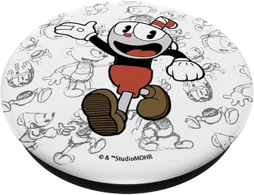 Miniatura 3 de Cuphead Character Sketches PopSockets PopGrip agarre intercambiable para teléfonos y tabletas
