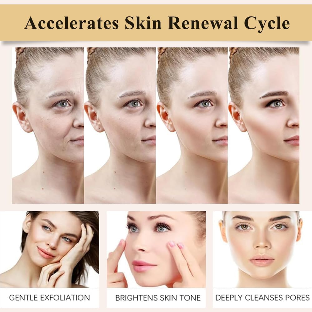 FYeang® Black and White Rice Peel, Peel Shot,Facial Care Essence, Essential Oil Extraction, Cleanse Skin Dead Skin Cells, Blackheads Remover for All Skin Types - Image 4