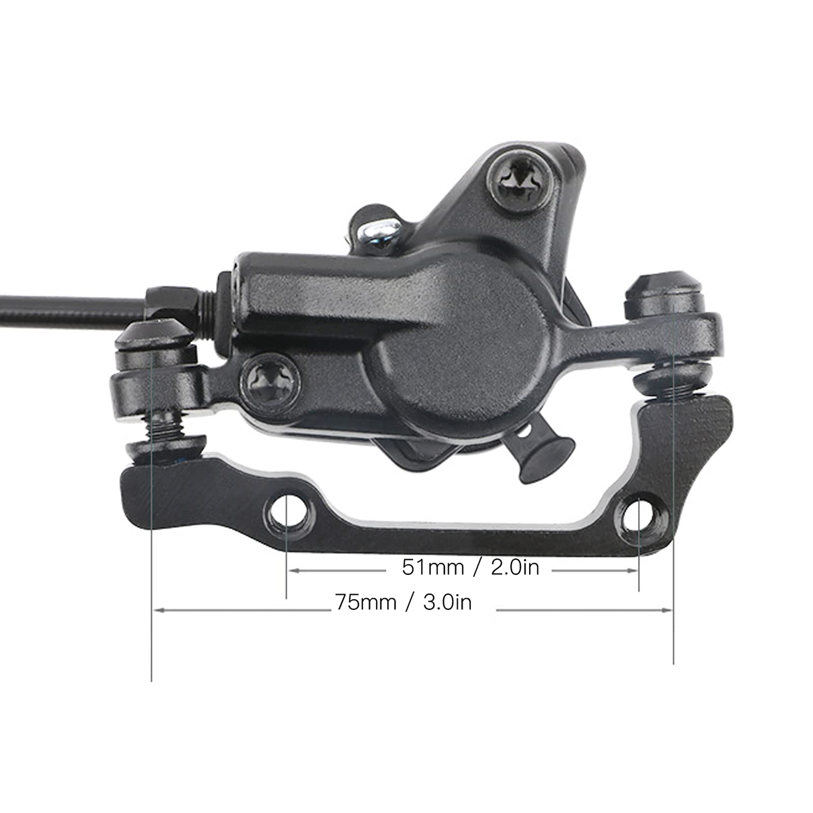1400mm Bicycle Hydraulic Disc Brake Mountain Bike Left Rear Single Brake Levers Set Disc Brake Set Bike Accessory - Image 3
