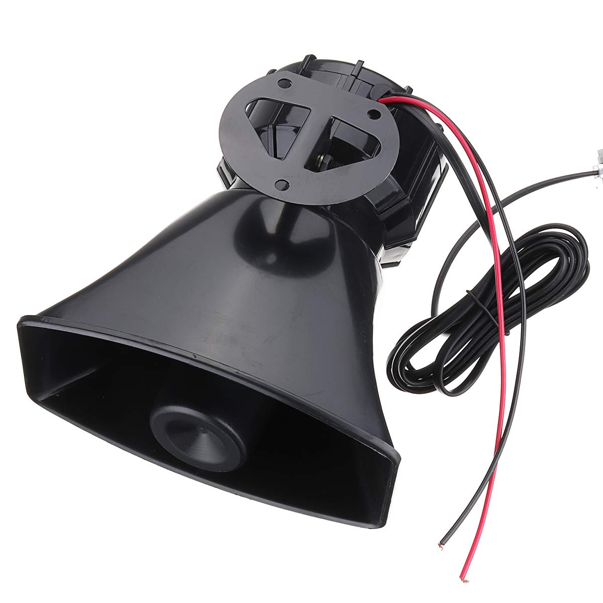 12V 3 grabación de Sonido Coche Sirena Cuerno de la policía + Mic PA Altavoz Sistema de Alarma de Incendios