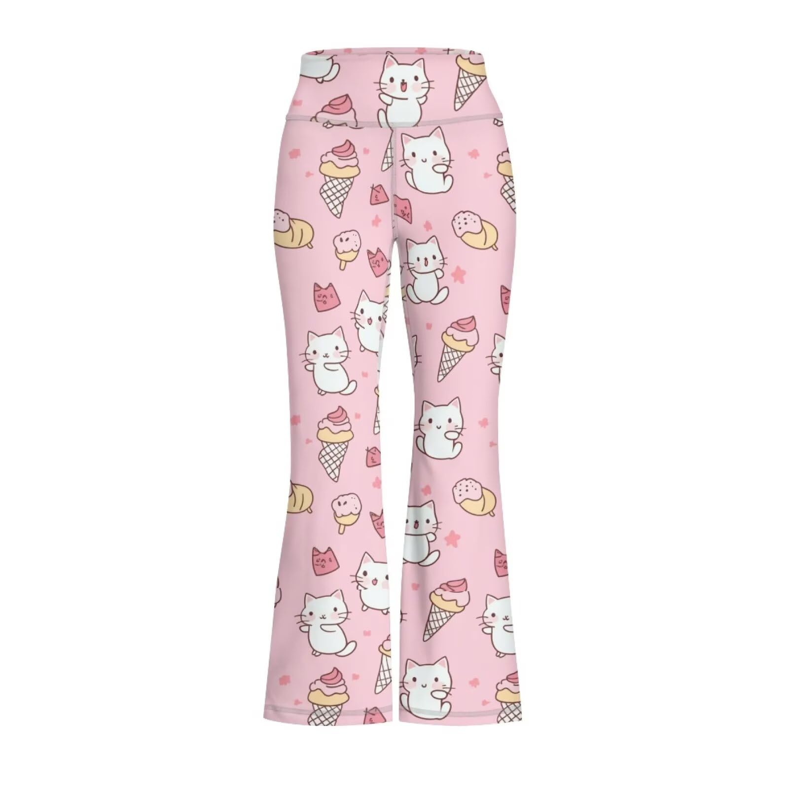 Girls Flare Leggings Cute Bell Bottoms for Teen Girls Wide Leg Sweatpants for 5-14 T