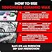 Swift Touchless Ceramic Foamable Wax (1 Gallon) – Spray On/Rinse Off For High-Gloss, Hydrophobic Protective Layer | For Foam Cannon & Foam Pump Sprayer After Car Wash | Wax Cars, Trucks, RV’s & More!
