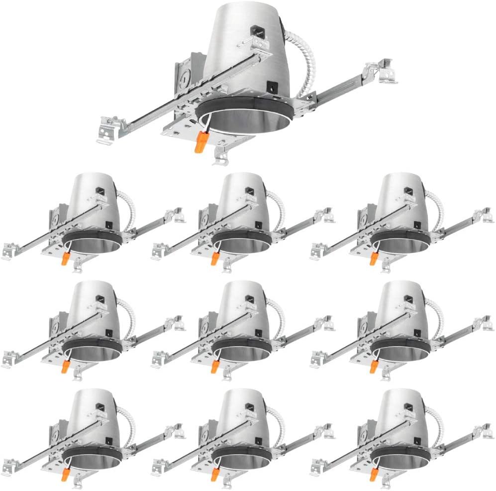 Four Bros 10 Pack 4 Inch Recessed Lighting Housing Can Light New