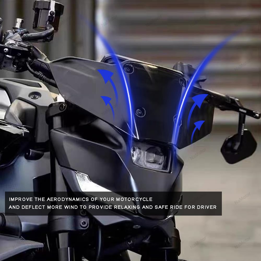 Per MT 09 MT-09 SP 2024 Accessori per motociclette Parabrezza Deflettori del vento
