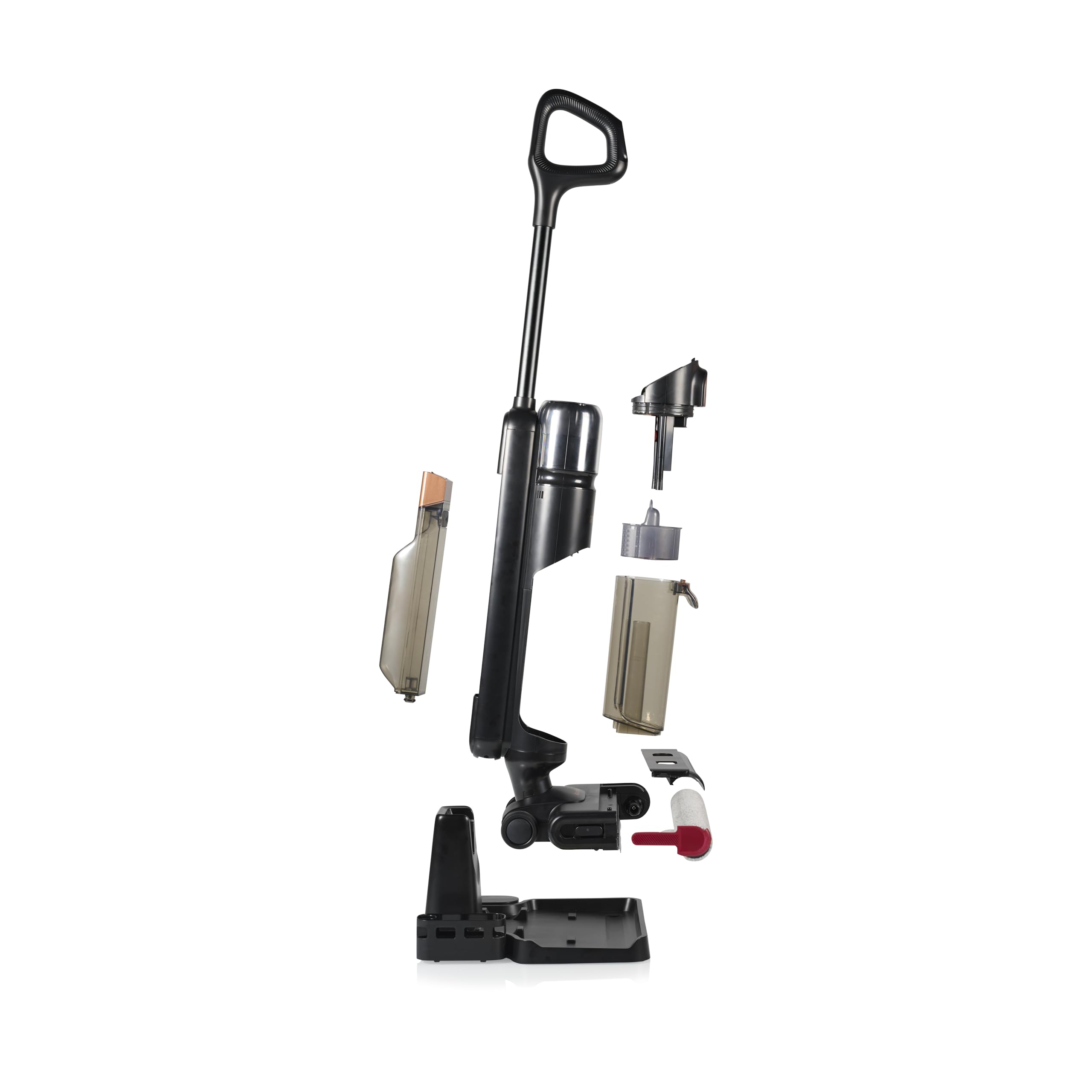 Princess AquaMotion Pro Fregadora de Suelos 4 en 1, Inalámbrica, Motor DC de 150 W, hasta 25 Min de Autonomía, Estación de Acoplamiento, 337020