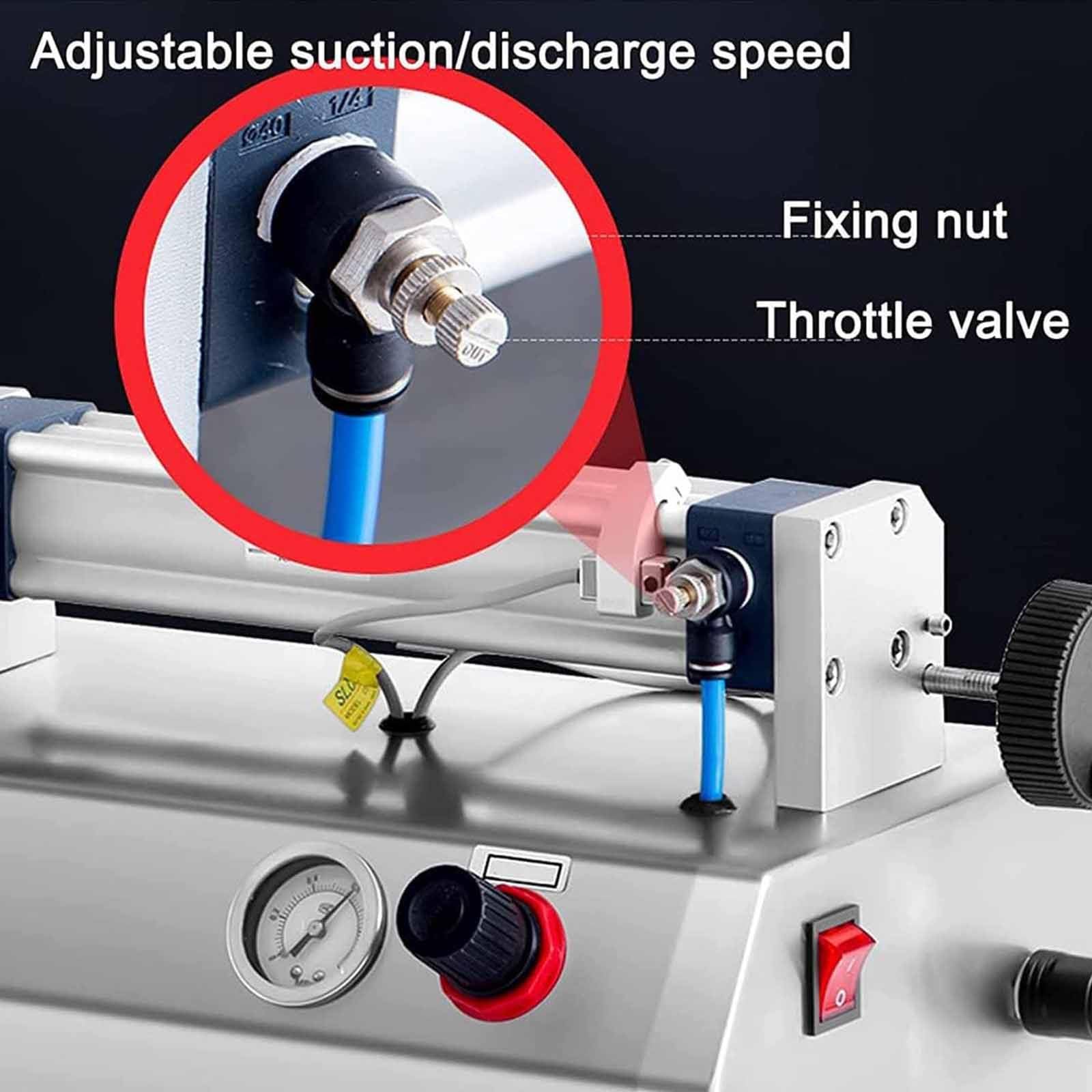 XIVUIFOI Paste Filling Machine Automatic Horizontal Pneumatic Cream Filling Machine Stainless Steel Industrial Visco Liquid Filler Quantitative Filling — view 3