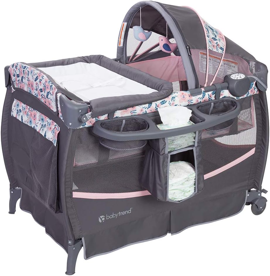 - Baby Trend Deluxe II Nursery Center, Bluebell, 41x47x22 Inch (Pack of 1)