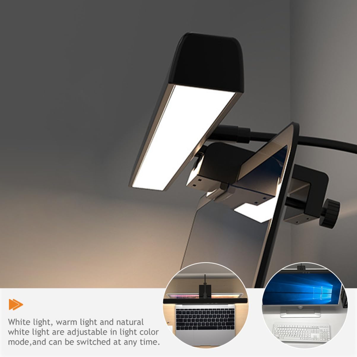 Barre Lumineuse D’écran D’ordinateur Noire USB 5v 5w