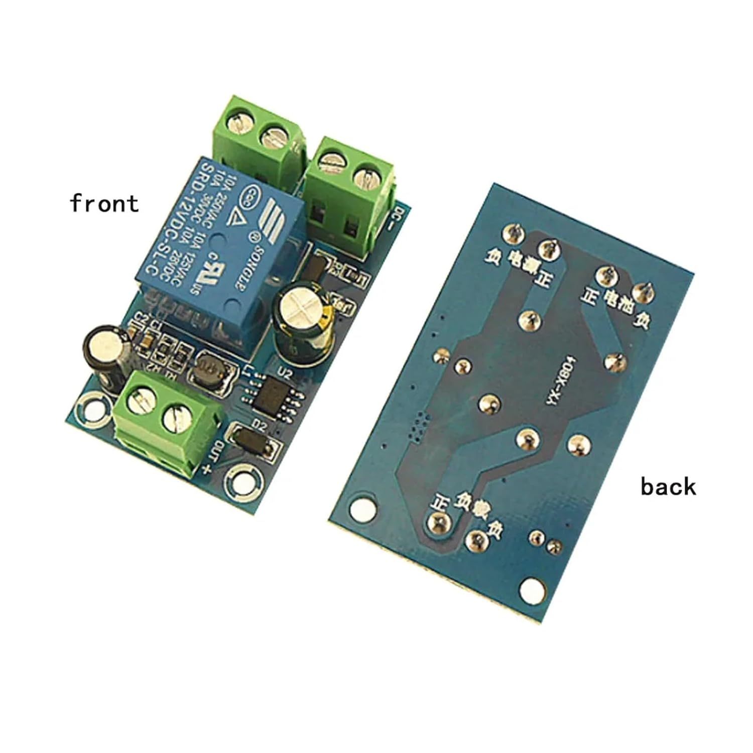 YX-X804 Power-Off Protection Module Automatic Switching Module UPS Emergency Cut-Off Battery Power Supply 12V to 48V Control