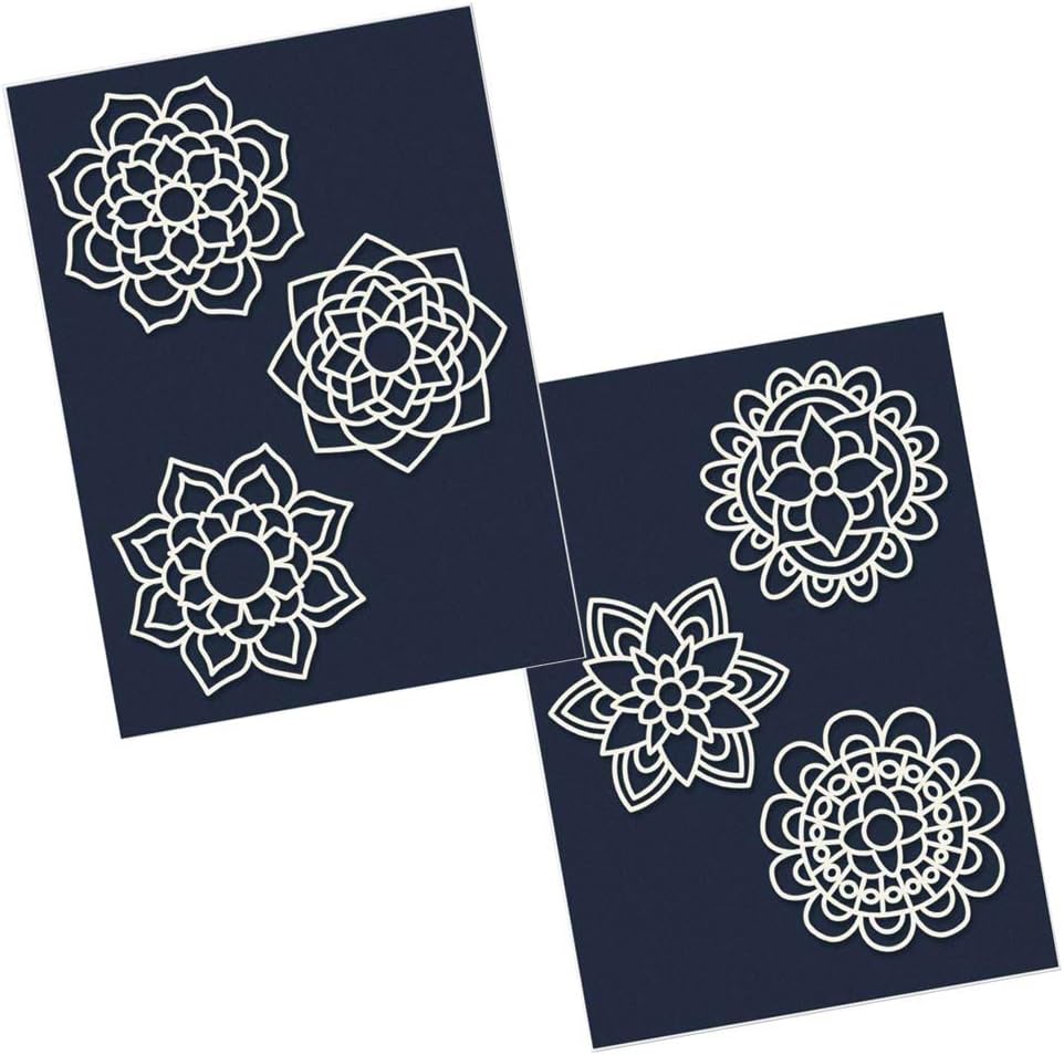 Mandalas Set 1 & 2 Stencils Arts, Crafts & Sewing