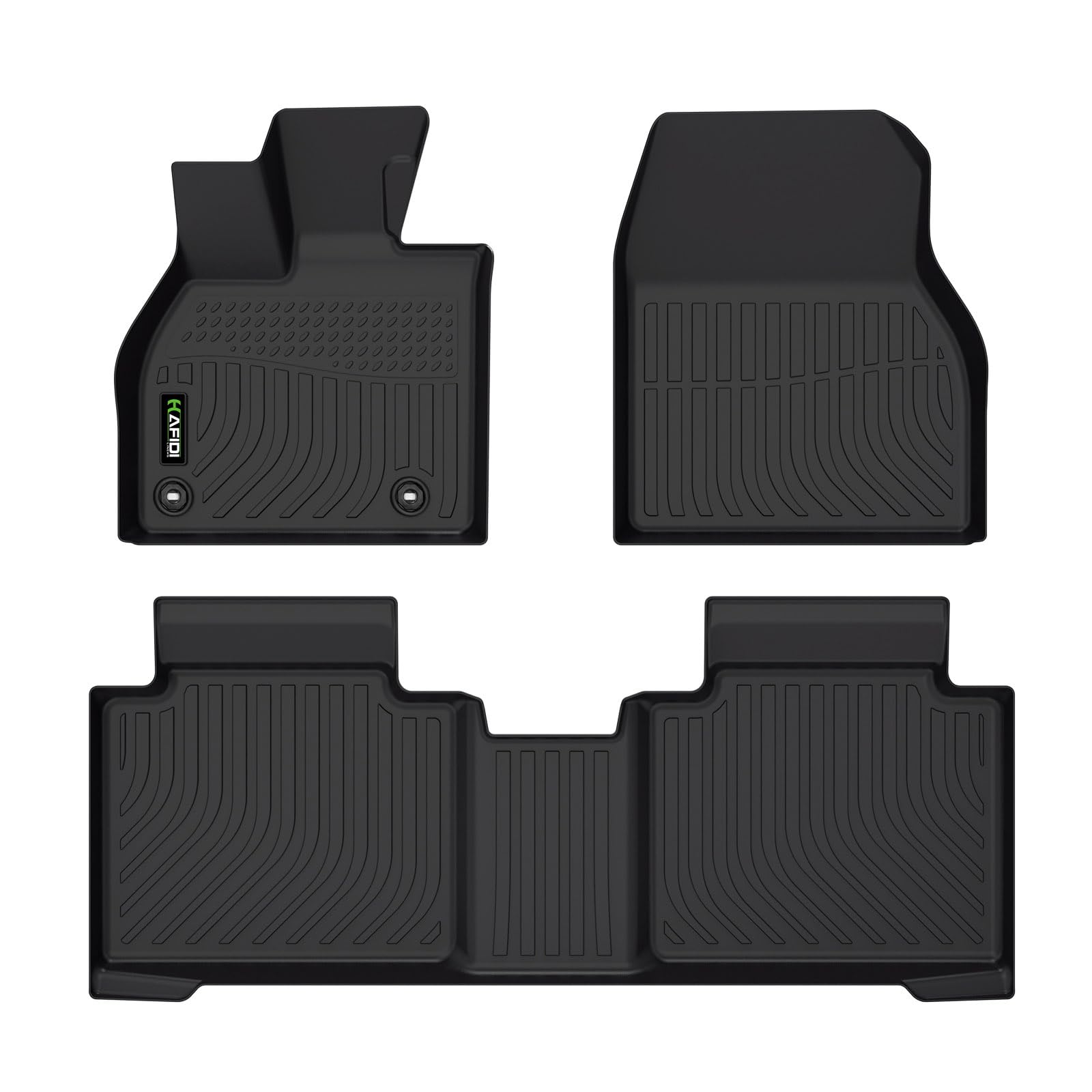 Floor Mats for Subaru Solterra 2023/ bZ4X 2023 All Weather Protection Custom Fit TPE Heavy Duty Non-Slip Automotive Floor Liners Fits Front& 2nd Row Full Set Accessories, Black