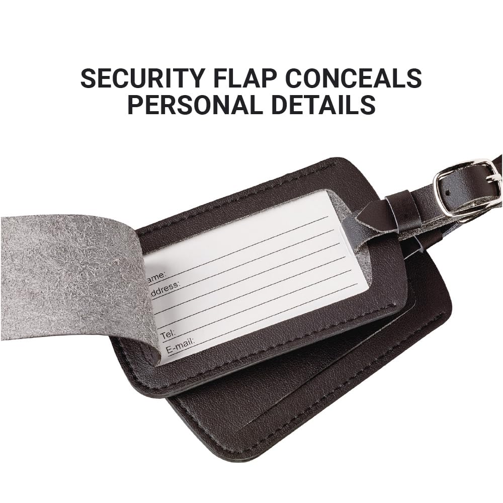 QOOSIKICC 8 Pièces Étiquettes De Bagage Pour Valises, Étiquette De