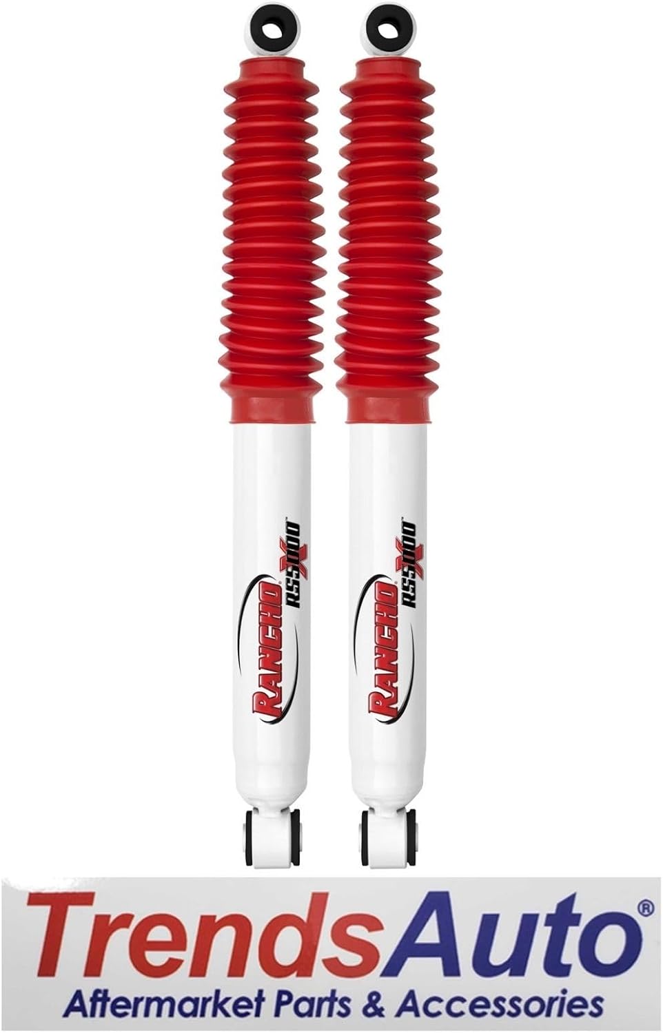 TrendsAuto Pair of RS5000X Series Rear Shocks fits 2005 2016 F250 Super Duty RWD with 0” Lift | Improves Handling & Performance | Built to Last | Includes TrendsAuto Decal