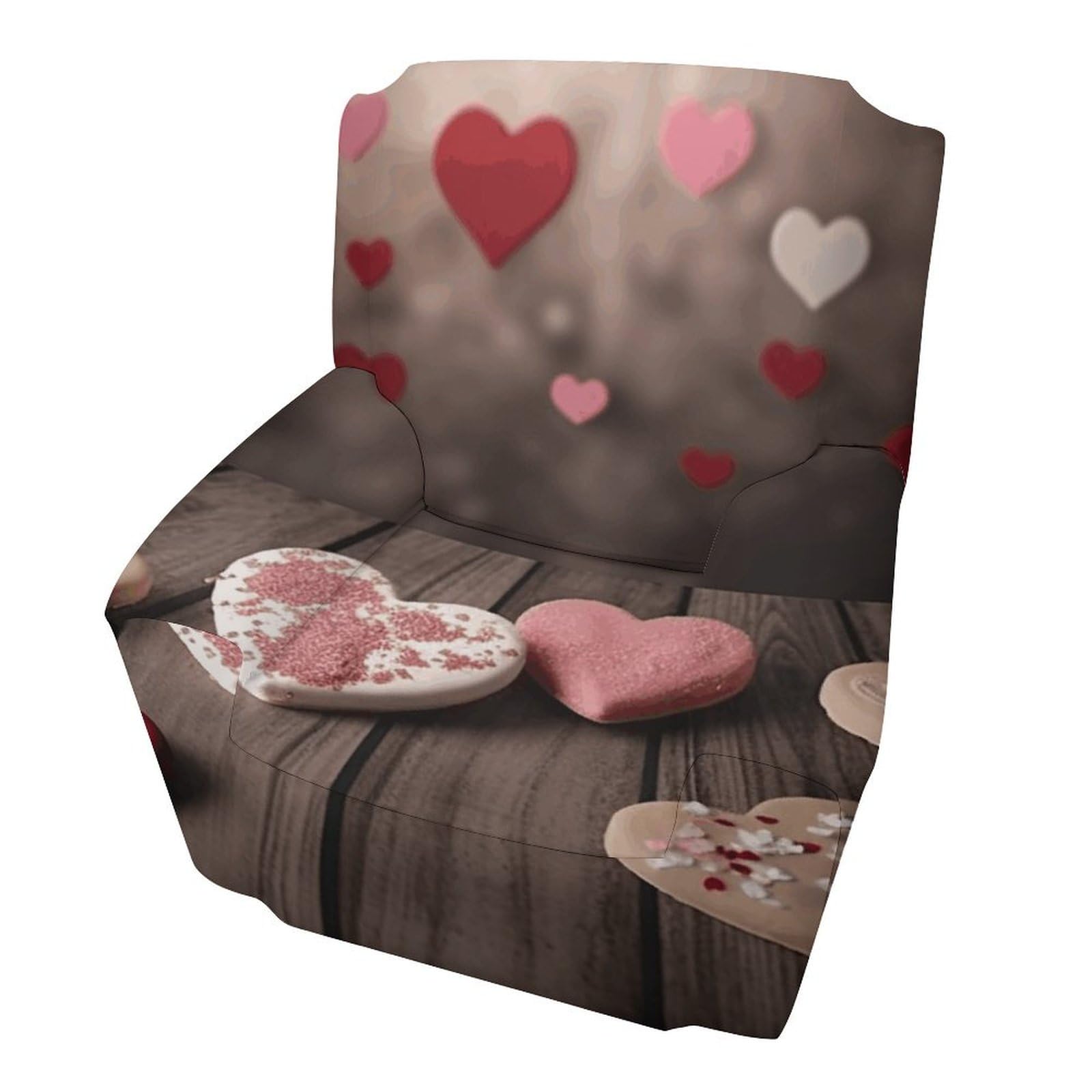 Housse de canapé simple lavable pour décorer le salon à la Saint Valentin