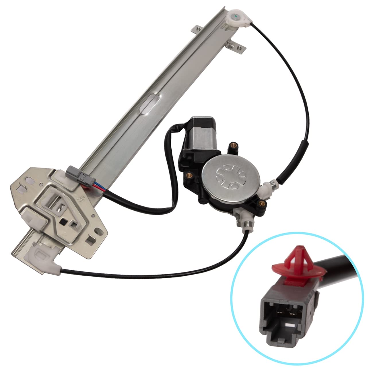 Photo 1 of TUCAREST 748-132 Front Right Power Window Lift Regulator With Motor Assembly (Passenger Side) Compatible With 2003-2011 Honda Element [# 88845 660115 72210SCVA03 72210SCVA02] Front Right (Passenger Side)