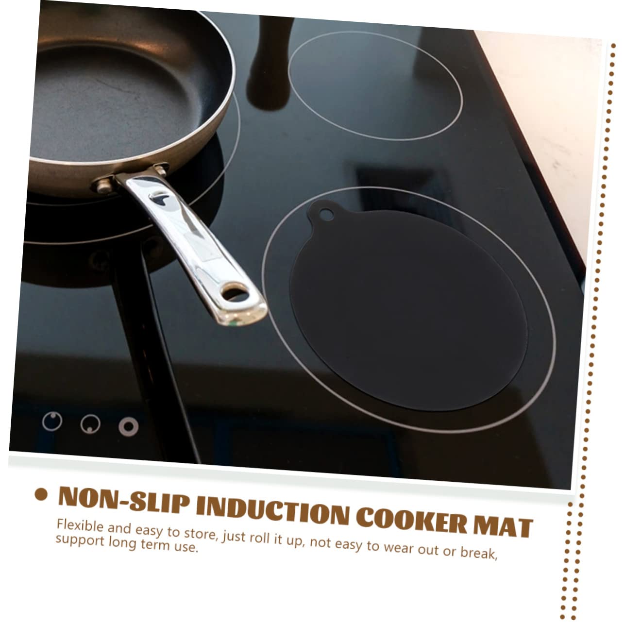 HANABASS 10piezas Protector De Inducción De Silicona y Antideslizante para Cocinas y Superficies Fácil De Limpiar
