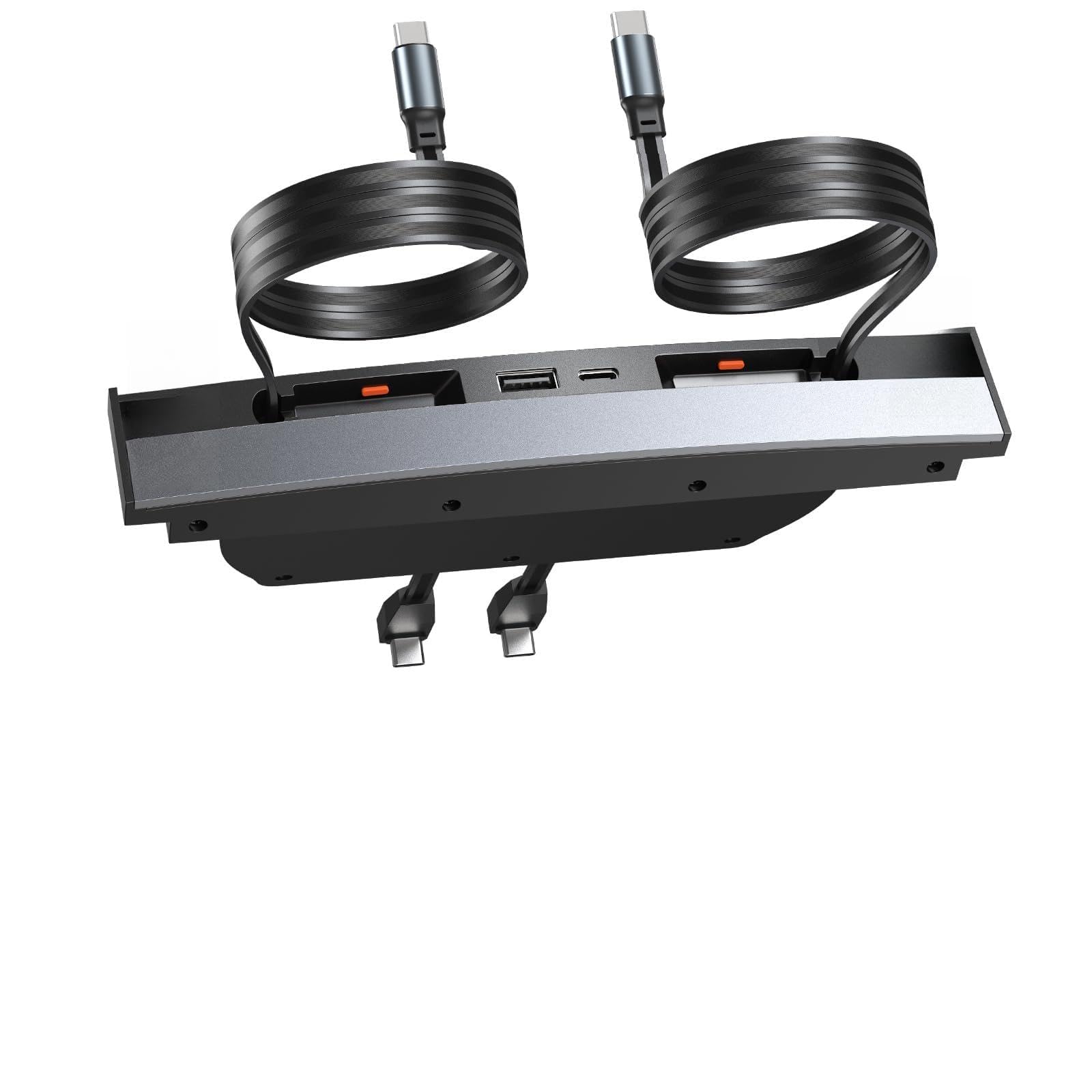 Photo 1 of (USED, UNTESTED) USB Hub for Tesla Model 3 Model Y Waterproof - Fast Phone Charger for Model Y/3 Accessories 2024 2023 2022 2021 Multi Port Retractable Docking Station, 100% Fit Center Console(Not Fit Model 3 2024)