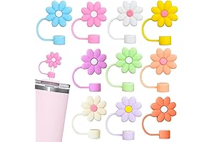 Silicone Daisy Straw Toppers