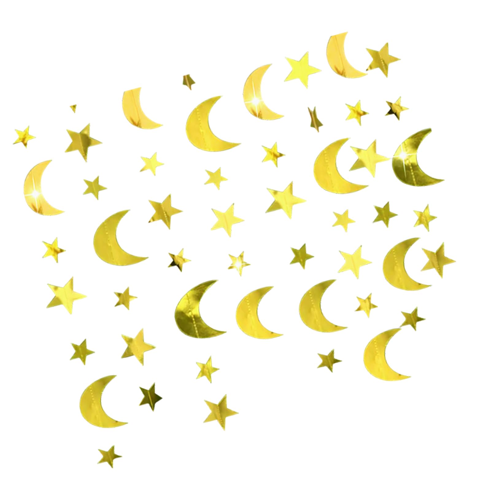 ZEPFJHE Glittering Star Themed Hanging Ornament for Room Wall Celebration Glowing Party Deck