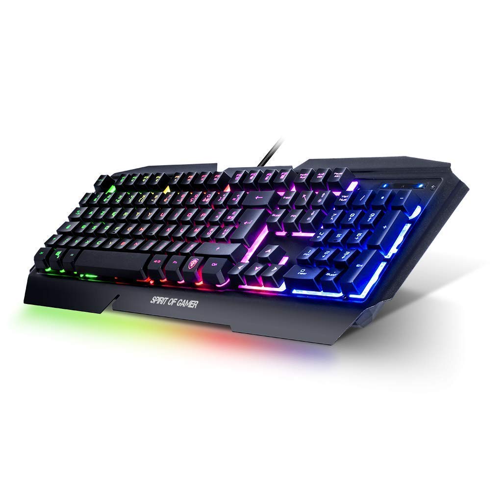 Spirit Of Gamer x Pro K1 | Clavier Gamer Semi-Mecanique Filaire pour PC