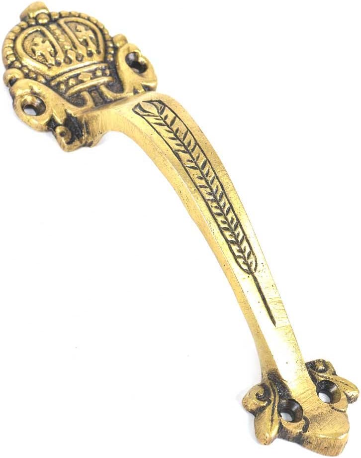 IndianShelf Brass Handles |Gold Door Handles |Brass Ganesha Elephant Door Pulls |Bohemian Handles |Bronze Antique Pulls |Gold Pulls for Cabinets |Gold Drawer Pulls |Ganesha Elephant Handles |2 Pieces