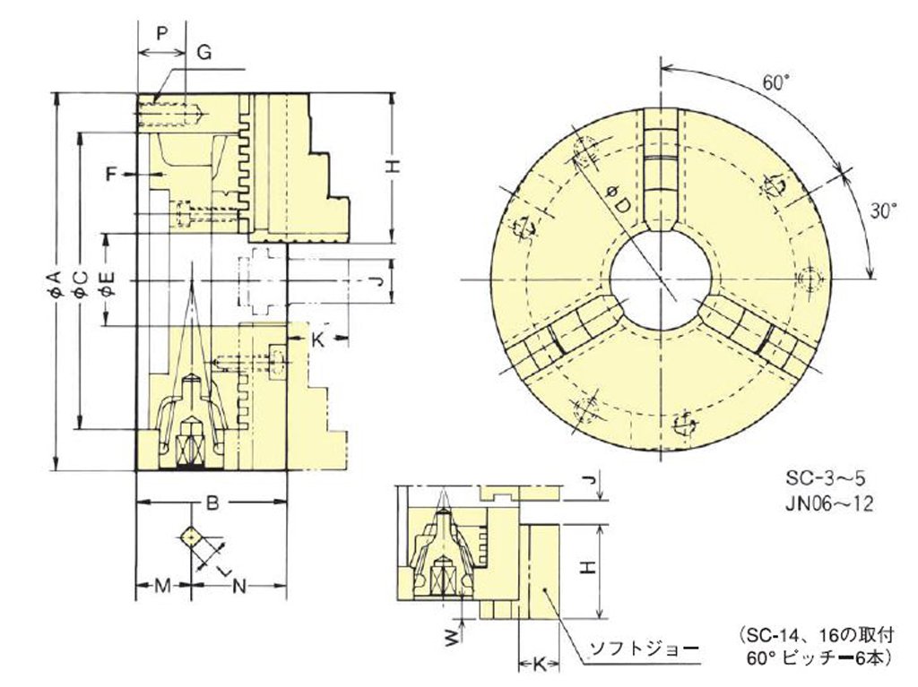 Amazon.co.jp: 北川鉄工所 スクロールチャック SC-5 : DIY・工具・ガーデン