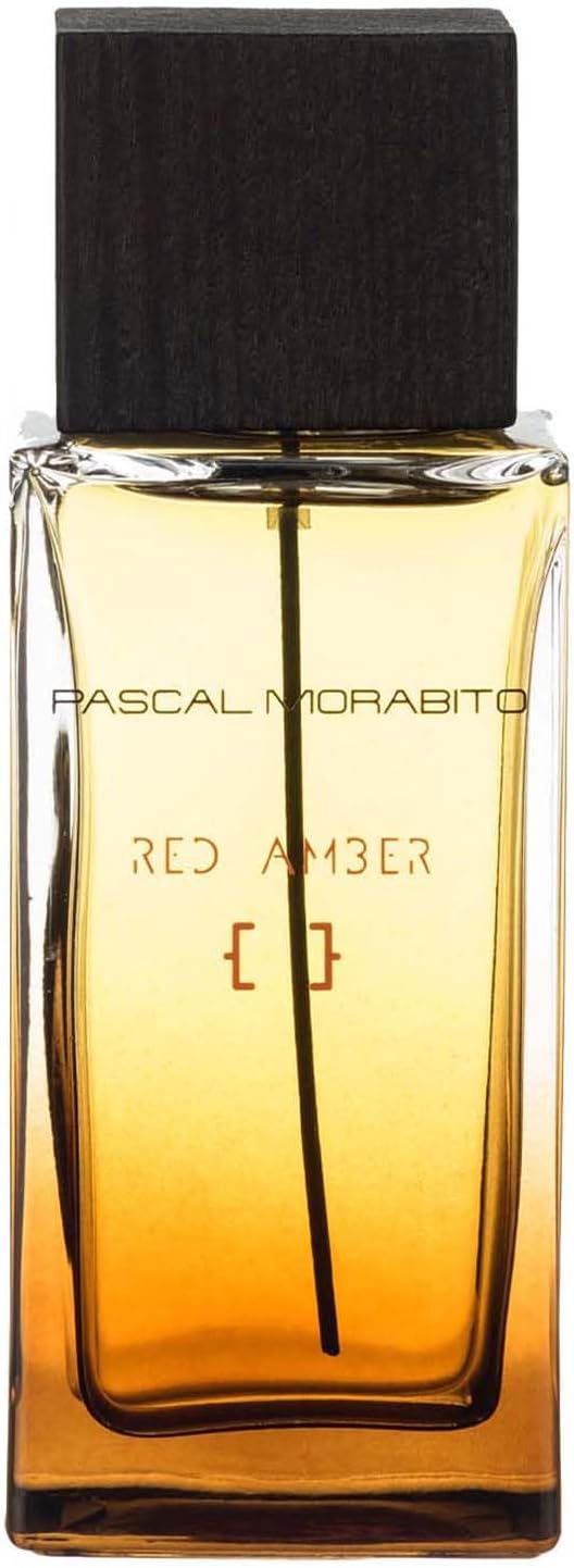 Red Amber - 3.4 Oz Eau De Toilette - Fragrance Mist For Men - Spicy Oriental Scent - Cologne Spray With Apple, Pepper, Geranium, Tonka, Wood Accords