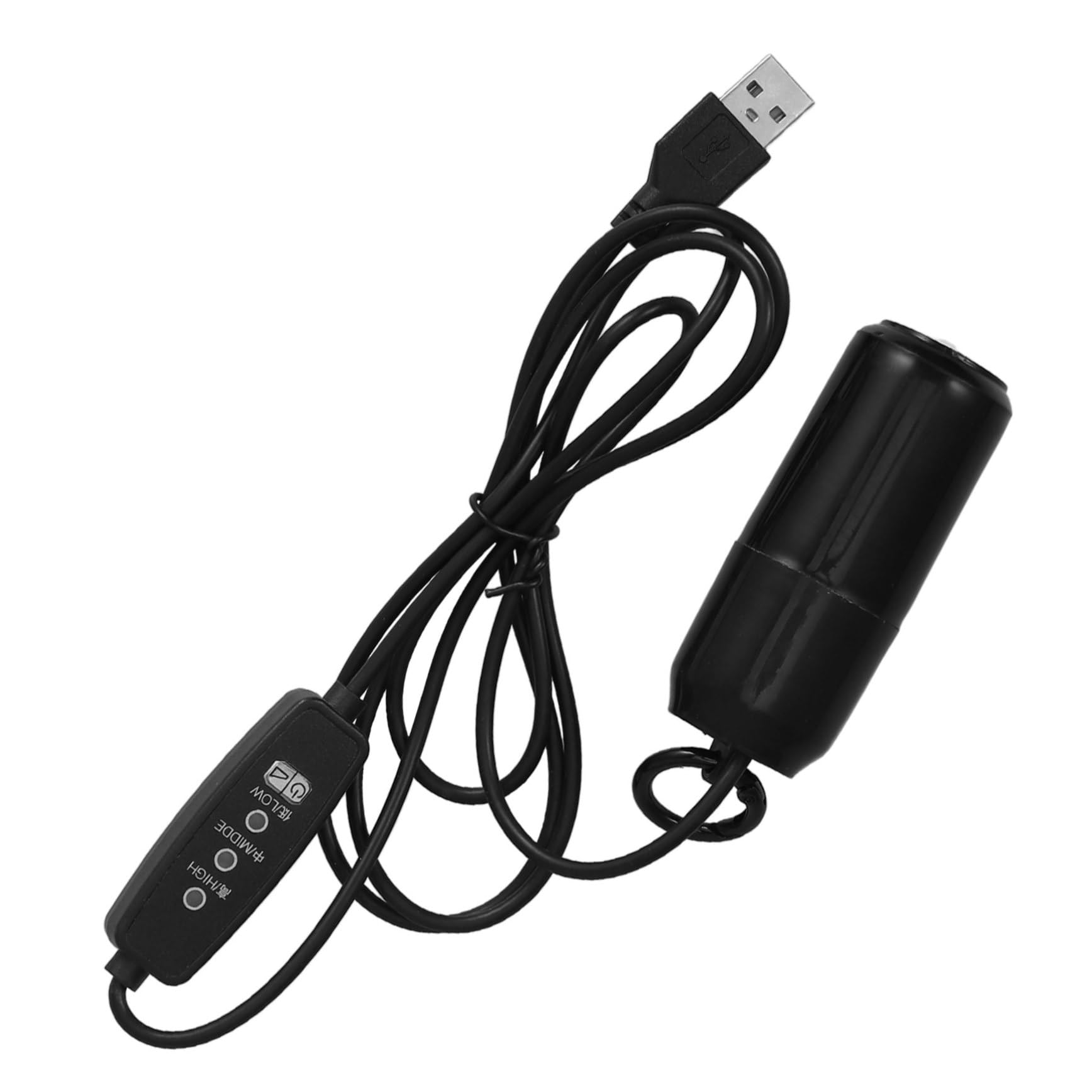 Parliky USB Mini Aquarium Air Pump Quiet for Fish Tanks Small Portable Oxygenation Pump Enhances Aesthetic Appeal Versatile Decoration Compatible Rechargeable Noise Operation