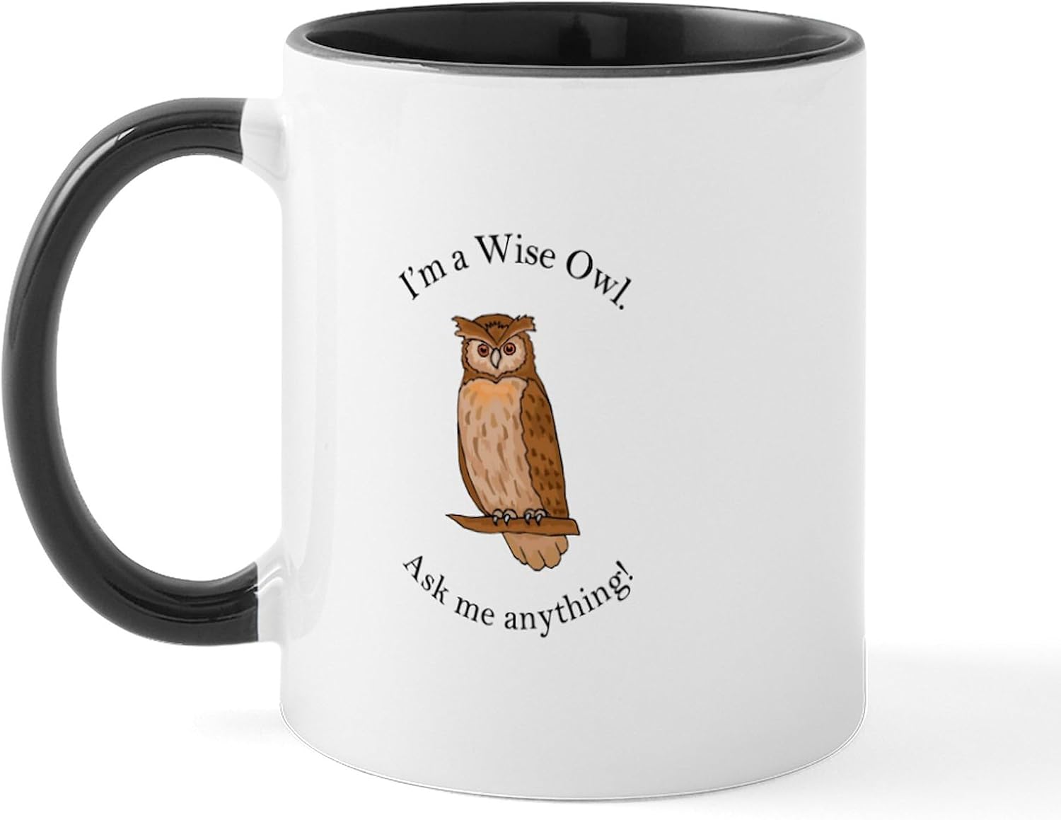 CafePress Graduate Law Student Owl Mug 11 oz (325 ml) Ceramic Coffee Mug