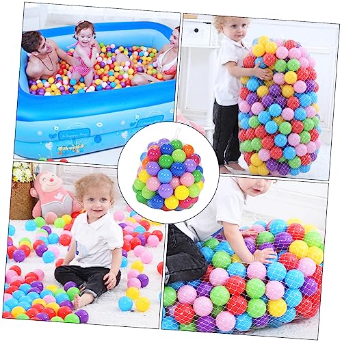 Toyvian 100 Peças Brinquedos De Bola Oceânica Para Bebês Tenda De Princesa Para Meninas Mini Cercadi