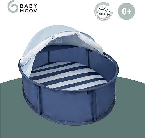 Miniatura 3 de Babymoov Babyni - Corralito para actividades y gimnasio con sistema emergente, 6 juguetes y protección UPF 50+ para uso en exteriores e interiores