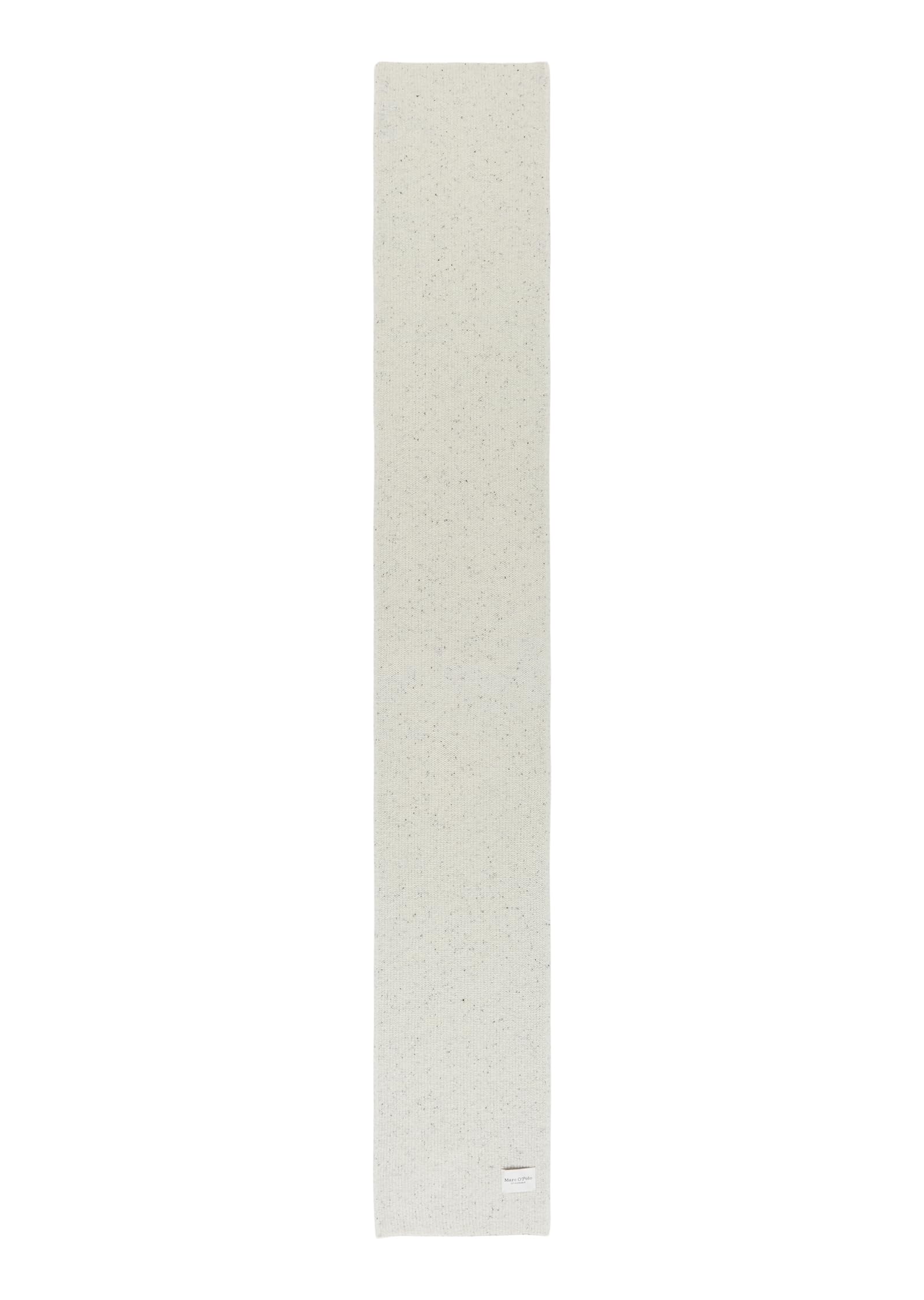 Marc O'Polo Herren Strickschal aus Woll-Mix Winter, Cremefarben (White Cotton), One Size