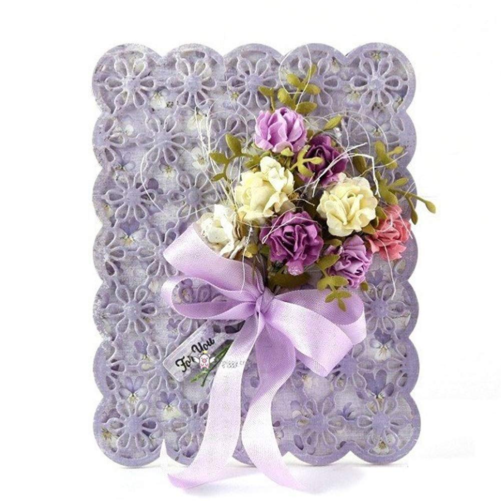 Cornice floreale Fustelle in metallo Stencil Scrapbooking Album fai da te Timbro Carta Carta Goffratura Decor – acquista a prezzi convenienti sul marketplace
