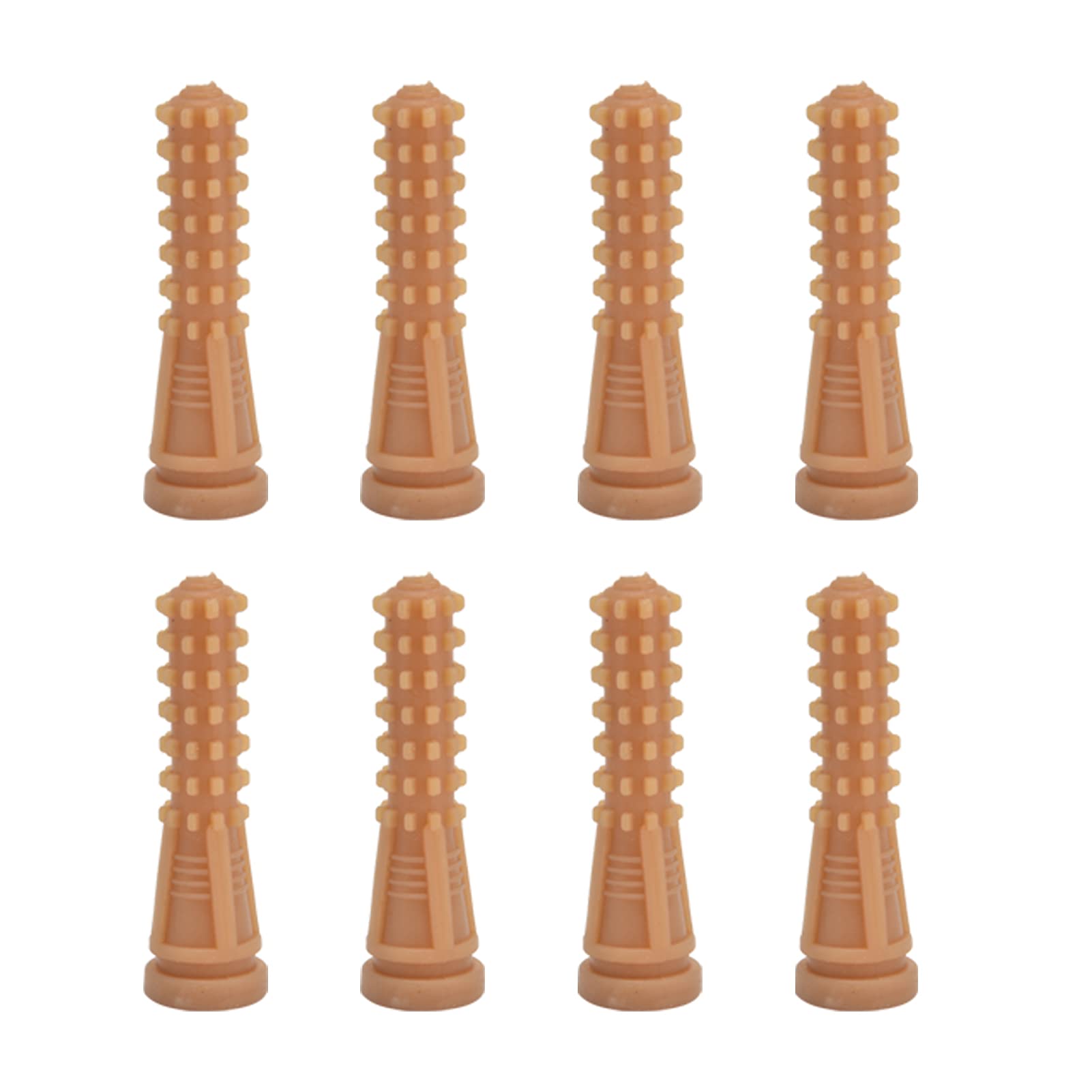 Dita per Spiumatrice in Gomma (50 Pezzi), Bastoni Spiumatori Gialli con Design a Dente di Sega per Pollo e Volatili, Ricambi Flessibili ad Alta Resistenza per Macchina Spiumatrice, Professionali