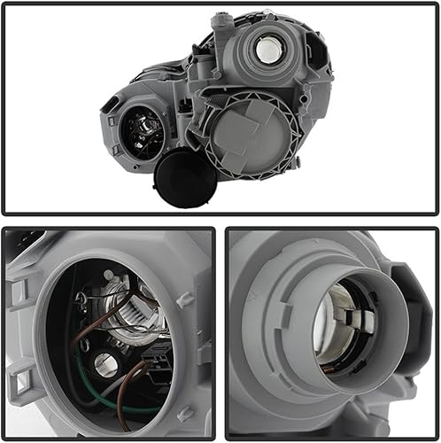 Miniatura 3 de ACANII - Para [modelo halógeno solamente] 2001-2007 Mercedes Benz W203 C230 C240 C320 Proyector Faros Faros Delanteros Izquierdo+Derecha