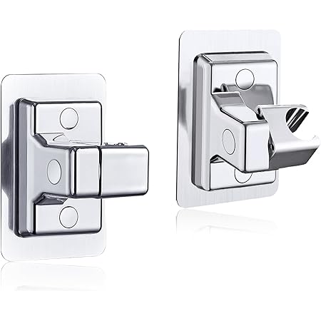 Duschkopfhalterung Verstellbar Ohne Bohren - 360° Drehbar Für Quadratische Duschstangen