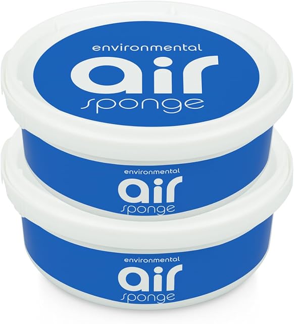 Odor Eliminator for Home (Pack of 2), The Original Air Sponge, Air Deodorizer Gel or Spray, Non-Toxic, Fresh Fragance, Neutralizes Odors in Bathroom, Kitchen, Closet, Car