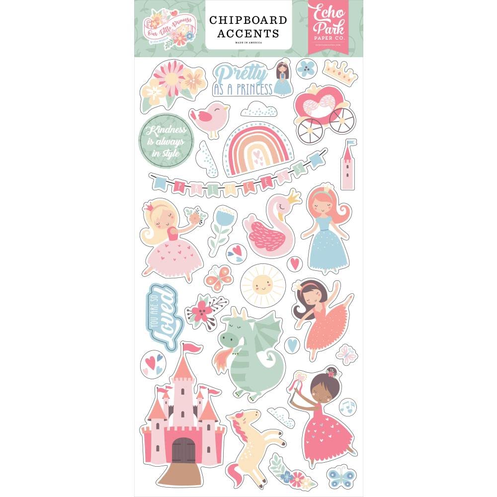 ECHO PARK PAPER COMPANY Little Princess Chipboard 6