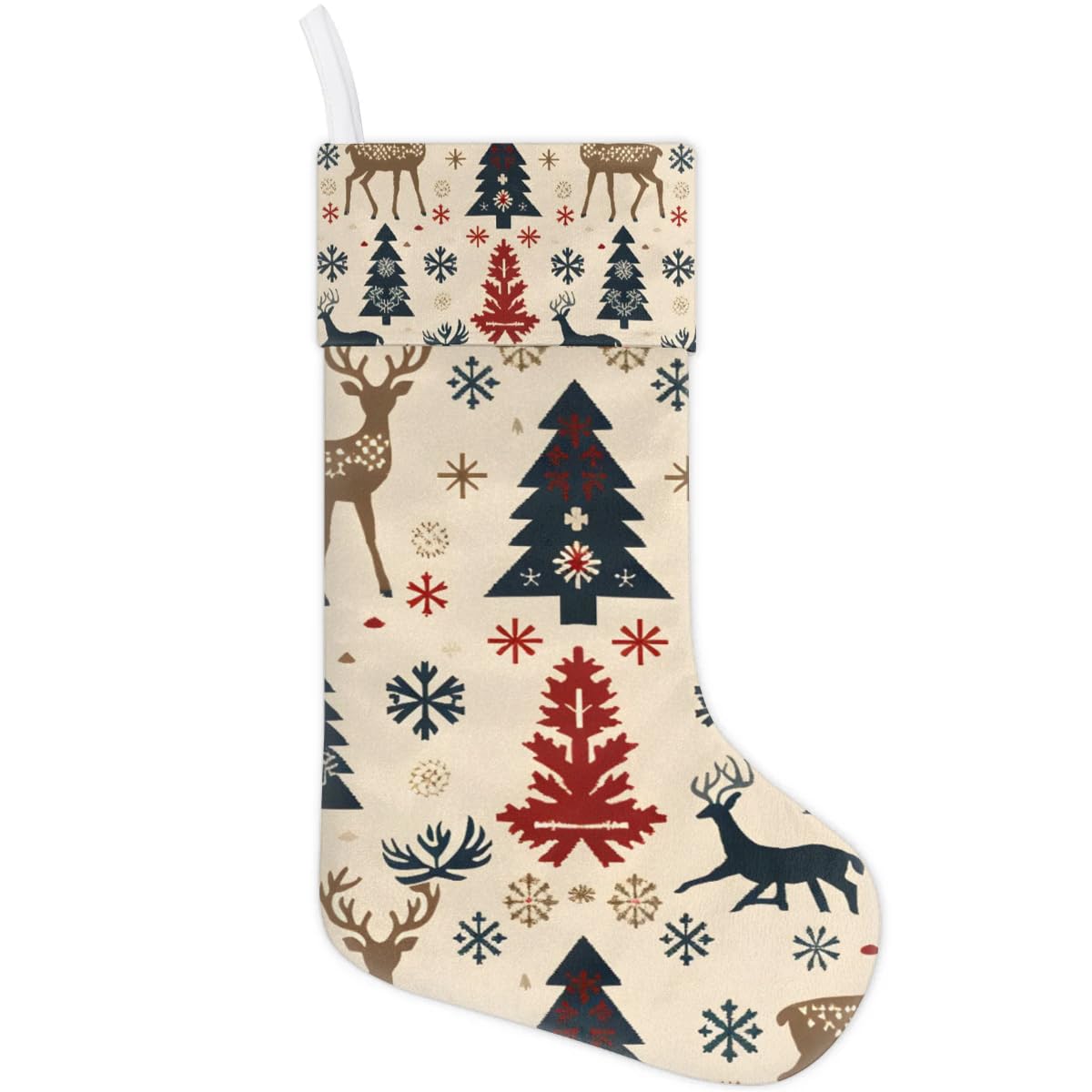 Christmas Stockings, 17.7in Colorful Tree Xmas Stocking Gift Treat Bags Xmas Tree Xmas Stocking Hanging Ornaments for Xmas Party Gift Filler Fireplace Christmas Tree Decoration