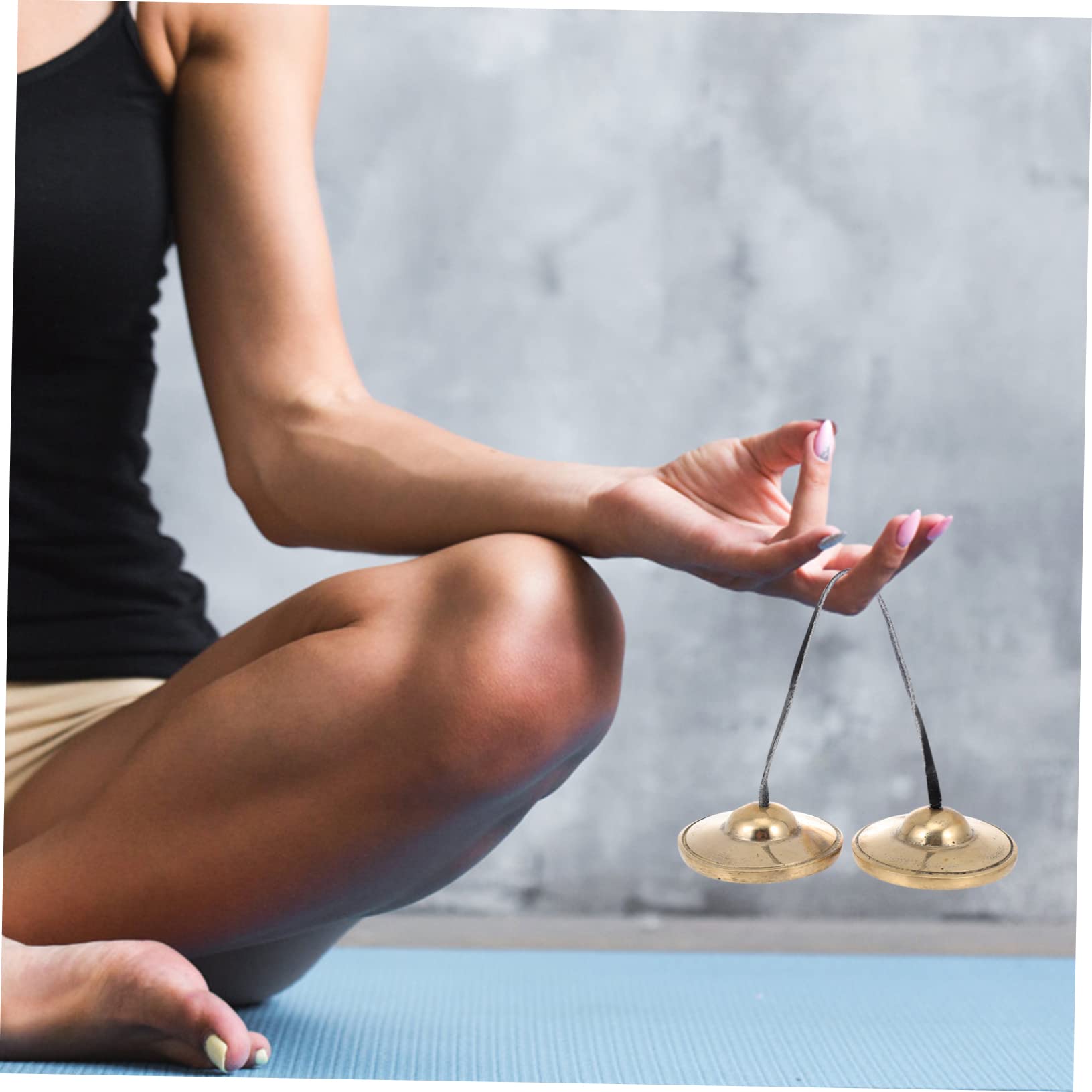 OFFSCH Cymbal Bell Brass Meditation Bell Buddhist Temple Supply Cymbals Durable Craftsmanship