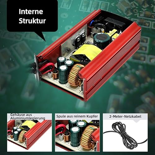 Spannungswandler 230v auf 12v| 15.1A 180W| KFZ Netzadapter, Netzadapter zigarettenanzünder Steckdose.Adapter Zigarettenanzünder Steckdose