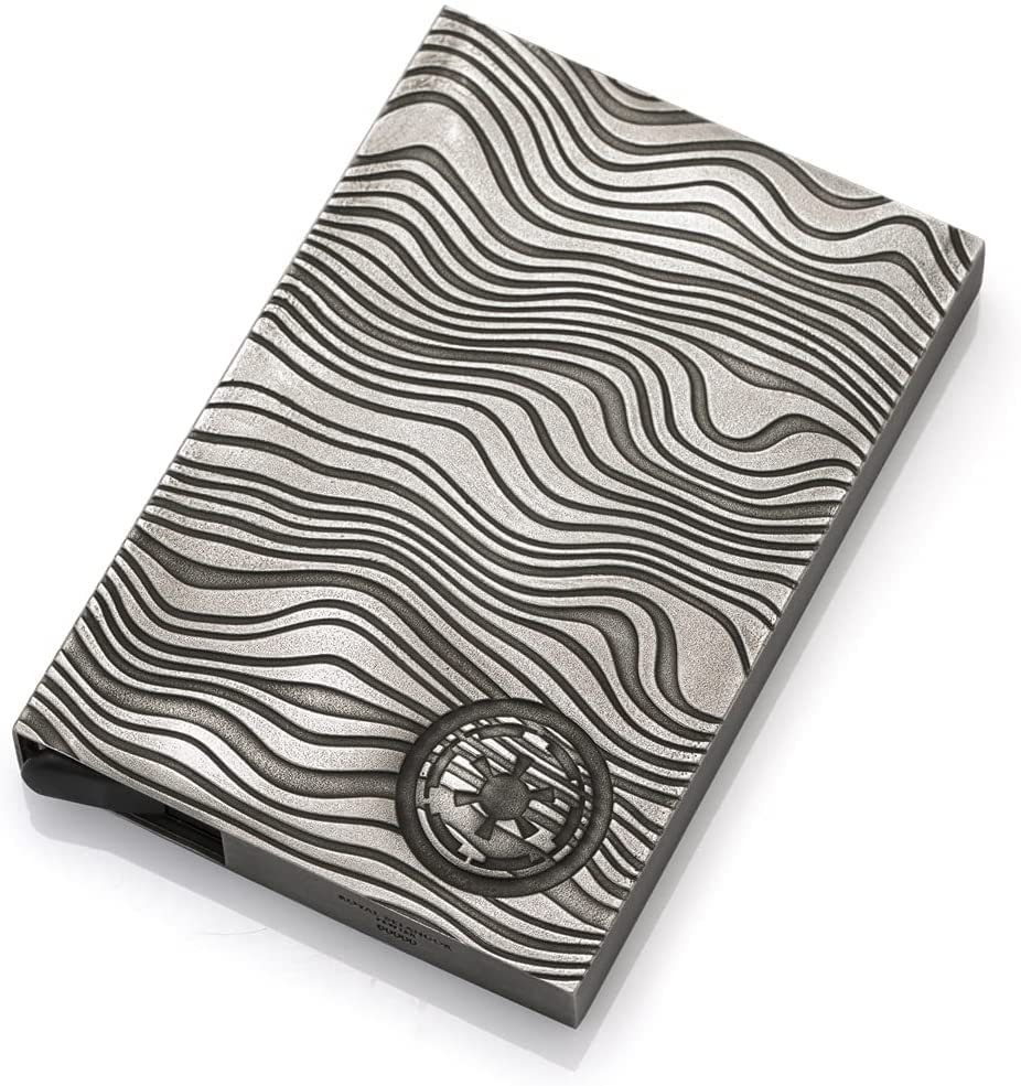 Royal SelangorHand Finished Star Wars Collection Pewter Beskar Ingot Credit Card Wallet Gift