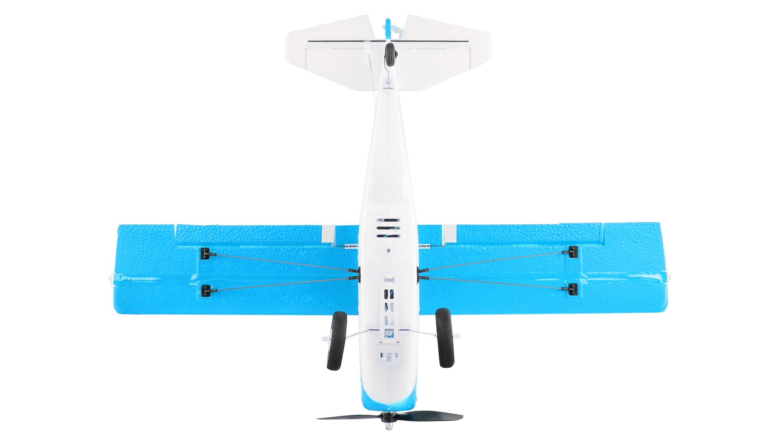 Amewi Maule M7 brushless 4 canali con giroscopio 3D/6G RTF blu telecomandato RC Aereo Aviatore