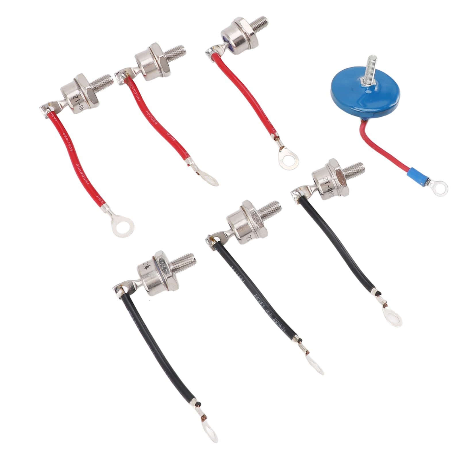 Kit de Diodo Rotativo Rectificador 8cm, 3 Positivos 3 Negativos