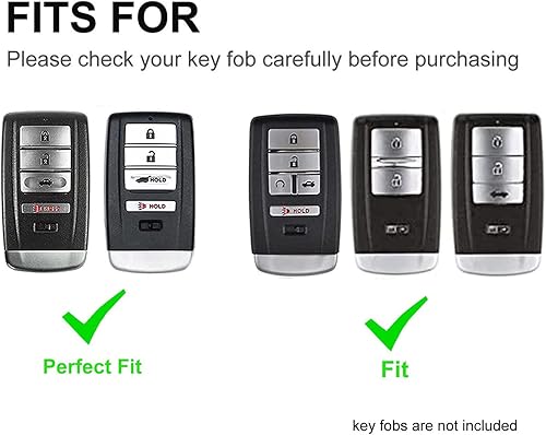 Miniatura 2 de Funda para llavero Acura con llavero de TPU suave compatible con Acura ILX MDX RLX TLX NSX RDX verde